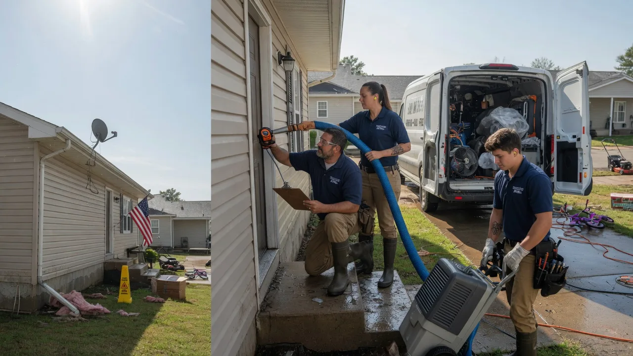 Ceiling Water Damage Restoration in Saint Benedict, OR near me